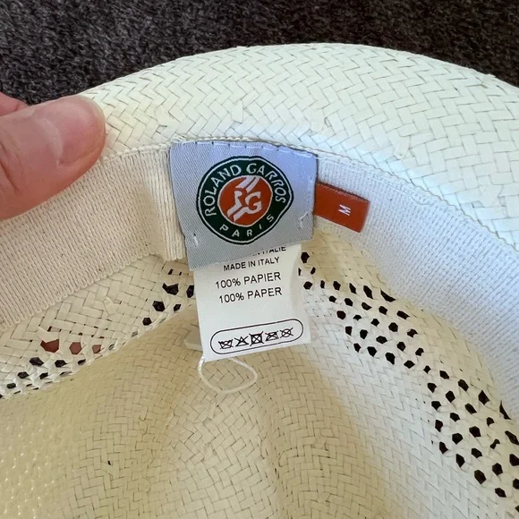 Roland Garros straw sun hat - Picture 3 of 4